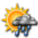 Partly Cloudy with Scattered Showers Chance of precipitation 20%