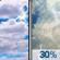 Sunday: Mostly Cloudy then Slight Chance Showers And Thunderstorms