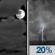 Thursday Night: Mostly Cloudy then Slight Chance Showers And Thunderstorms