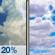 Saturday: Slight Chance Showers And Thunderstorms then Partly Sunny