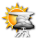 Partly Cloudy with Showers and Chance of Storms Chance of precipitation 30%
