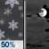 Thursday Night: Chance Rain And Snow then Mostly Cloudy