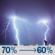 Tonight: A chance of showers and thunderstorms before 9pm, then showers and thunderstorms likely between 9pm and 10pm, then showers and thunderstorms likely between 10pm and 1am, then showers and thunderstorms likely. Mostly cloudy, with a low around 71. East southeast wind 2 to 7 mph. Chance of precipitation is 70%. New rainfall amounts between a quarter and half of an inch possible. Tonight: Showers And Thunderstorms Likely