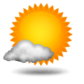Forecast: Partly cloudy with little temperature change.